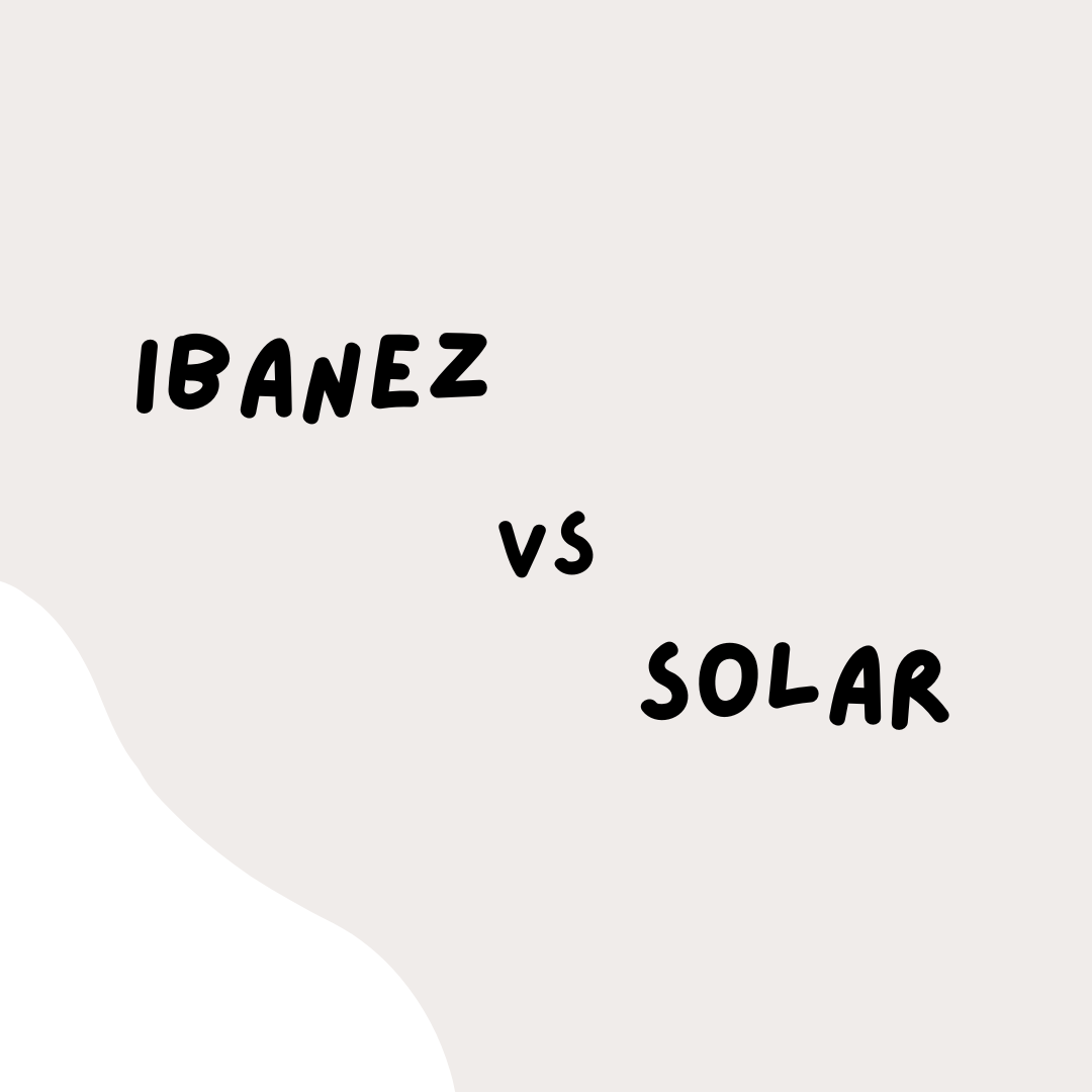 ibanez vs solar